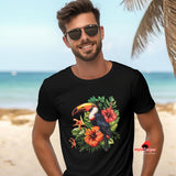Tropical Toucan T-Shirt - Vibrant Unisex Casual Tee