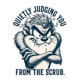 Quietly Judging You Funny Tasmanian Devil Graphic T-Shirt