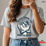 Quietly Judging You Funny Tasmanian Devil Graphic T-Shirt