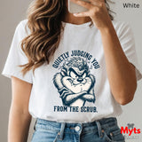 Quietly Judging You Funny Tasmanian Devil Graphic T-Shirt