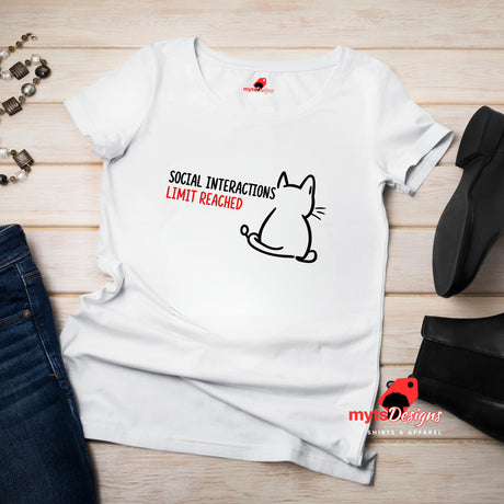 cute cat graphic tee