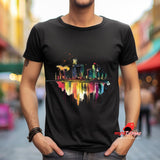 Stonehenge Pop Art T-Shirt | Vibrant England Landmark Tee