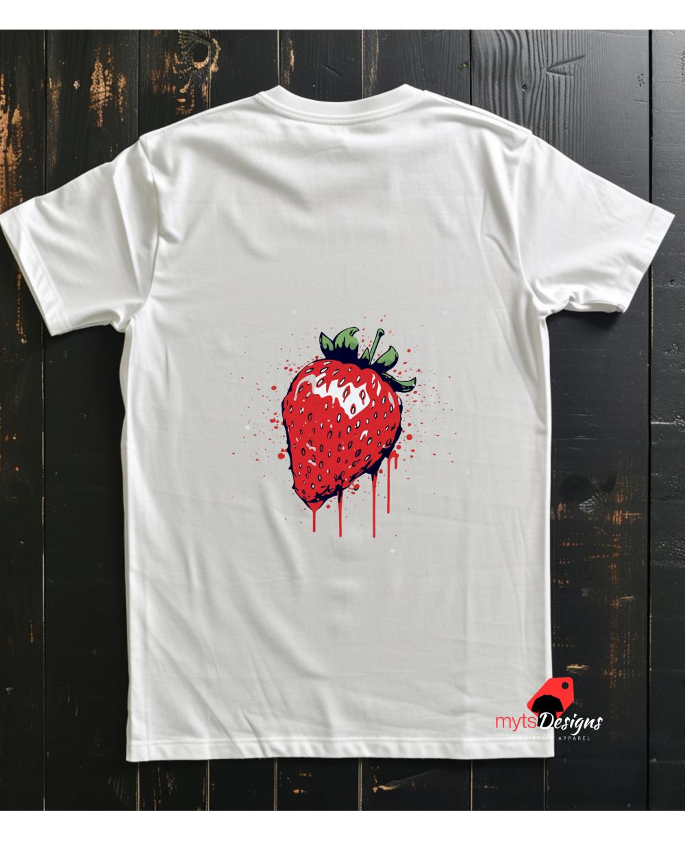 Strawberry T-shirt Strawberry Fruit, T shirts, Summer Wear, Casual wear, Gift shirts