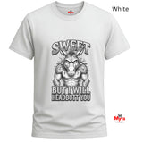 Sweet But I Will Headbutt You T-Shirt | Funny Donkey Graphic Tee