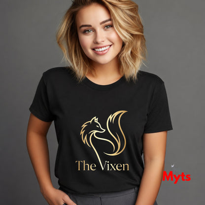 The Vixen Fox T-Shirt | Elegant Feminine Graphic Tee