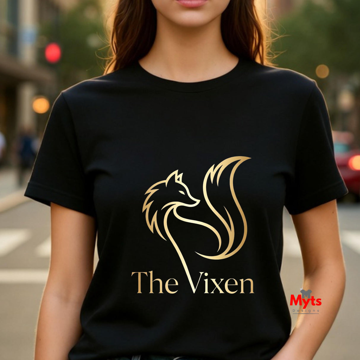 The Vixen Fox T-Shirt | Elegant Feminine Graphic Tee