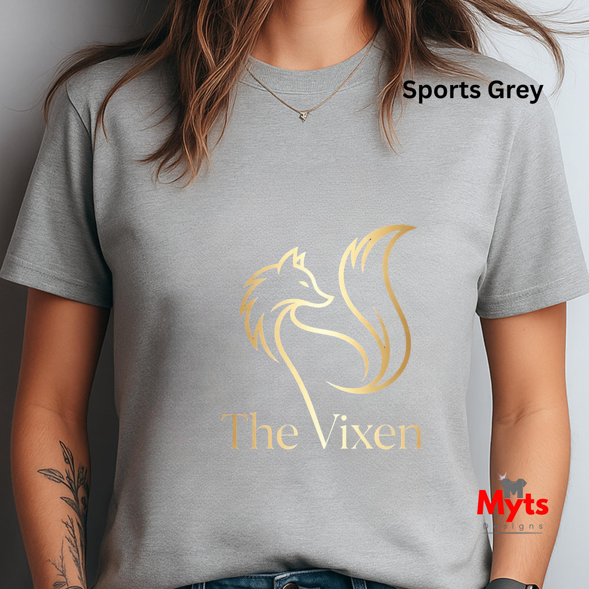 The Vixen Fox T-Shirt | Elegant Feminine Graphic Tee