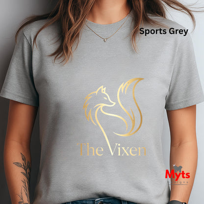 The Vixen Fox T-Shirt | Elegant Feminine Graphic Tee