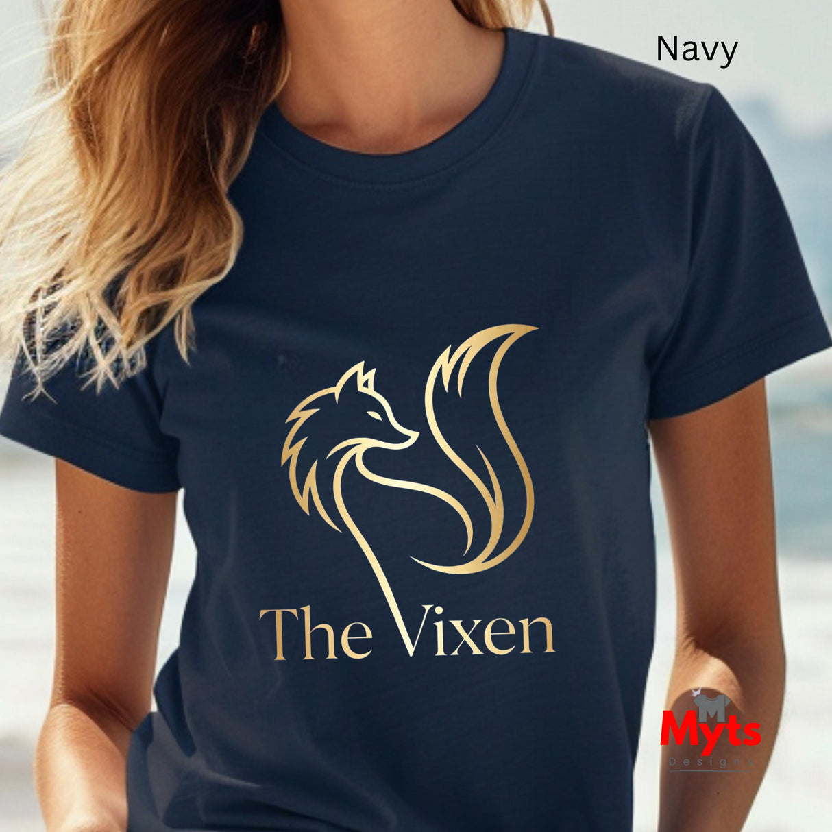 The Vixen Fox T-Shirt | Elegant Feminine Graphic Tee