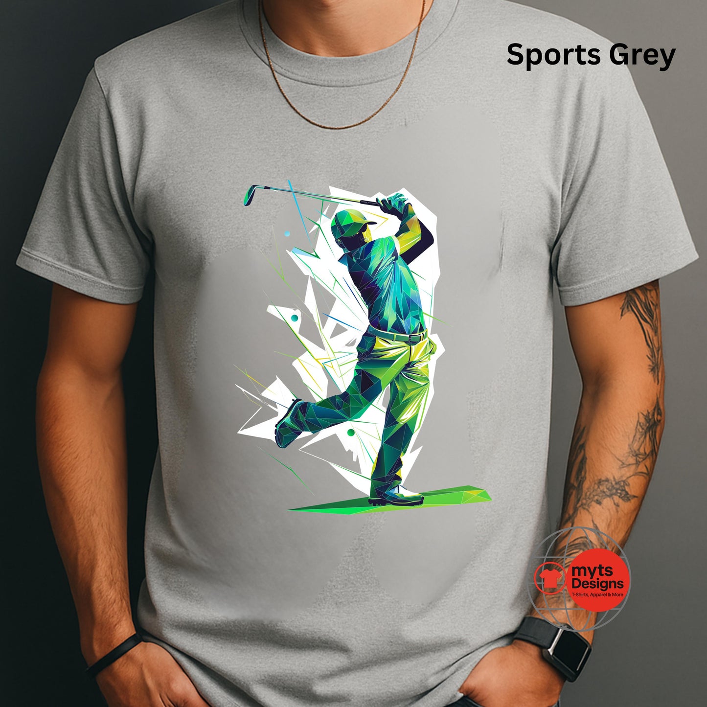The Swing Golf T-Shirt - Premium Cotton Golfer Apparel | Gildan® 64000
