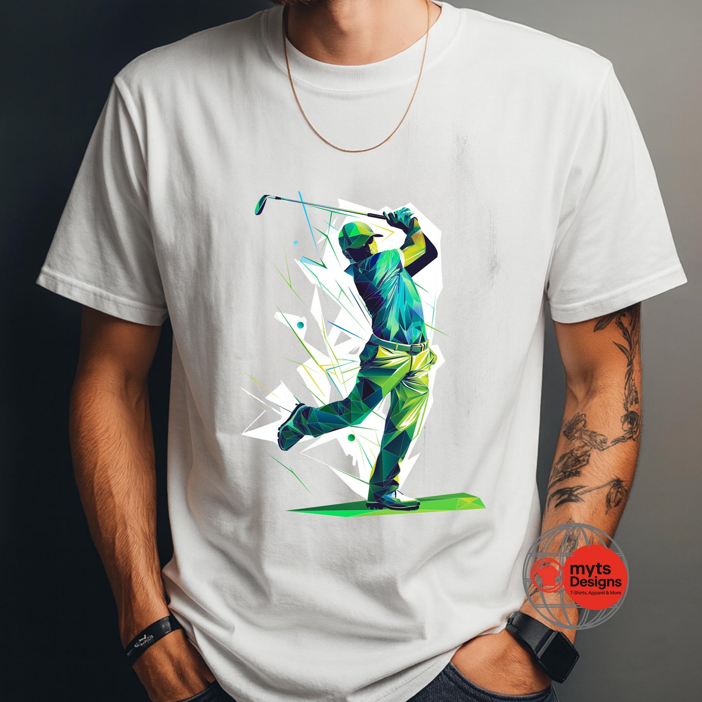 The Swing Golf T-Shirt - Premium Cotton Golfer Apparel | Gildan® 64000