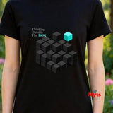 Thinking Outside the Box Geometric T-Shirt – Creative Mind Tee