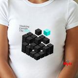 Thinking Outside the Box Geometric T-Shirt – Creative Mind Tee