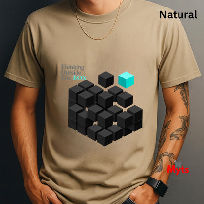 Thinking Outside the Box Geometric T-Shirt – Creative Mind Tee