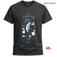 A Dark Heather unbound graphic seahorse design