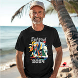 Retired 2024 T-Shirt - Retirement Gift - Comfy Unisex Tee - Novelty Retirement Shirt - Personalized Retired Shirt