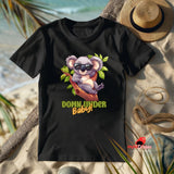 Koala Sunglasses T-Shirt, Down Under Baby Koala Tee, Cute Aussie Animal Shirt, Funny Australian Koala Graphic Tee,