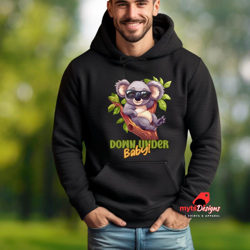 Koala Hoodie,Australian Hoodies,Australiana shirt, Funny hoodie,Aussie theme, Gift Hoodie,Koala Shirts