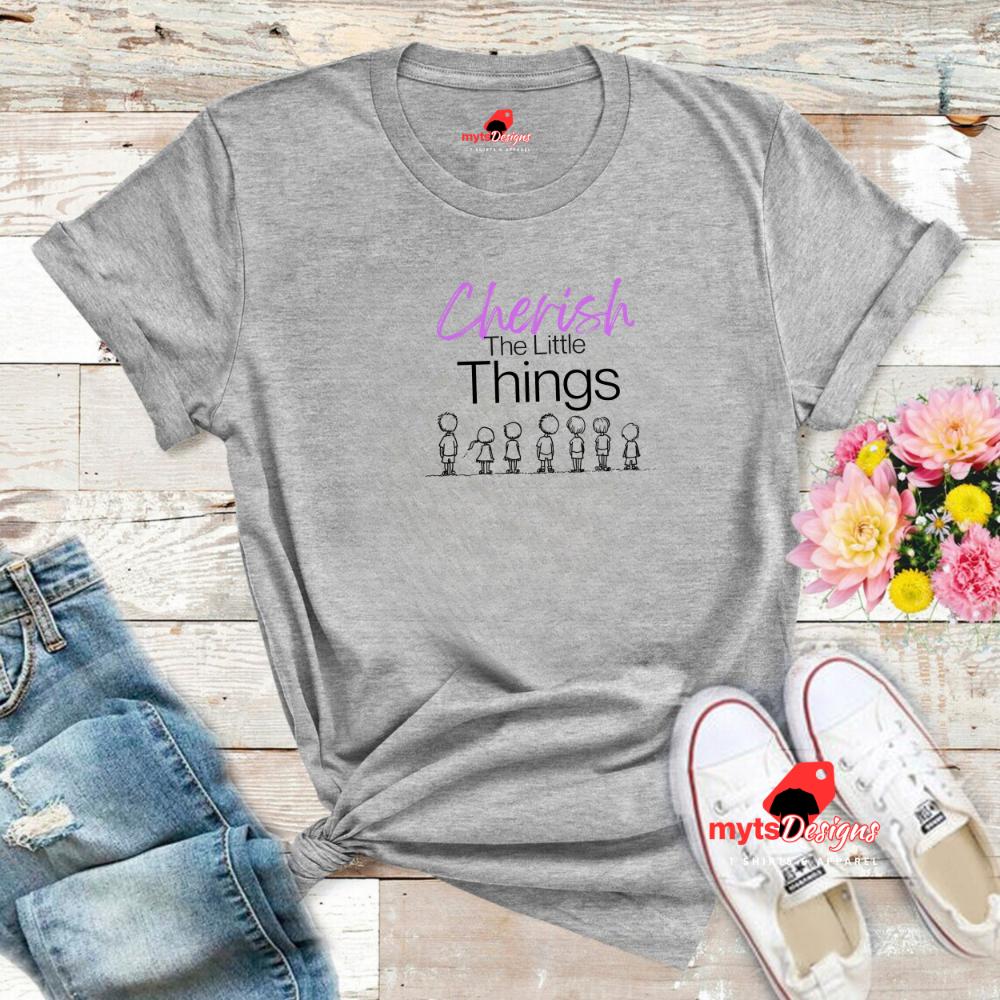 Mom T-Shirt, Line Drawing of Children, Mother's Day Gift, Custom Mom Tee, Thoughtful Gift for Moms, Cute Kids Drawing Shirt