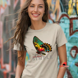 Beautiful Butterfly T-Shirt - Inspirational Women's Casual Tee