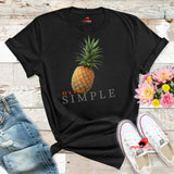 Tropical Pineapple T-Shirt - It's That Simple Summer Graphic Tee