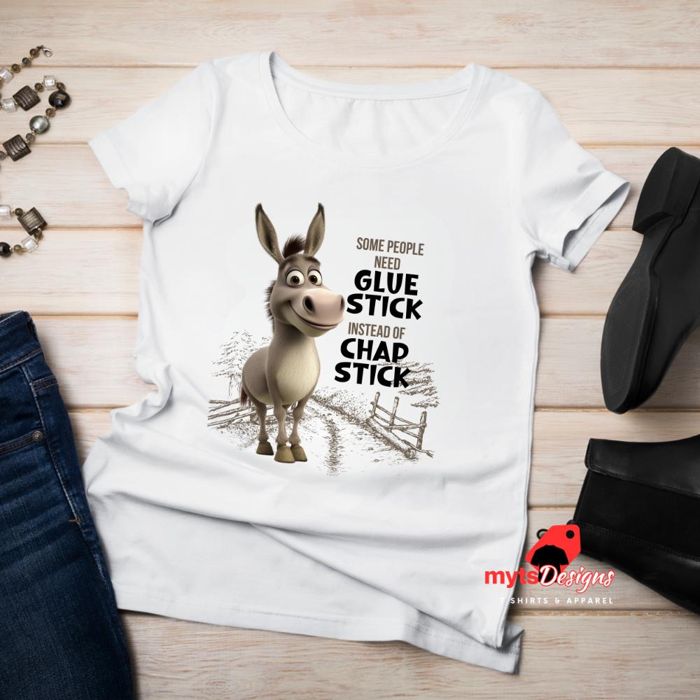 Funny Donkey T-Shirt - Hilarious Animal Quote Tee for Men & Women