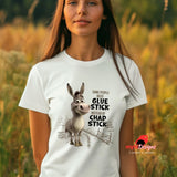Funny Donkey T-Shirt - Hilarious Animal Quote Tee for Men & Women