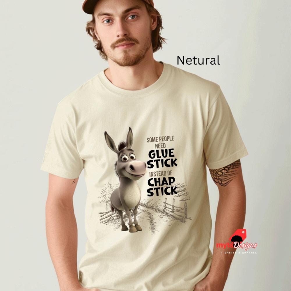 Funny Donkey T-Shirt - Hilarious Animal Quote Tee for Men & Women