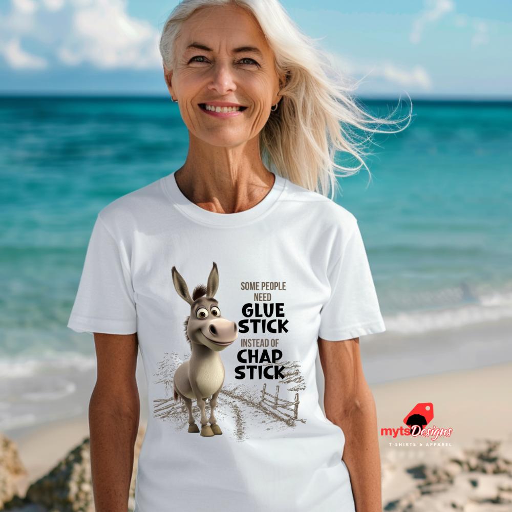 Funny Donkey T-Shirt - Hilarious Animal Quote Tee for Men & Women