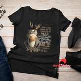 Funny Donkey Quote T-Shirt - Hilarious Animal Lover Gift | Unisex Cotton