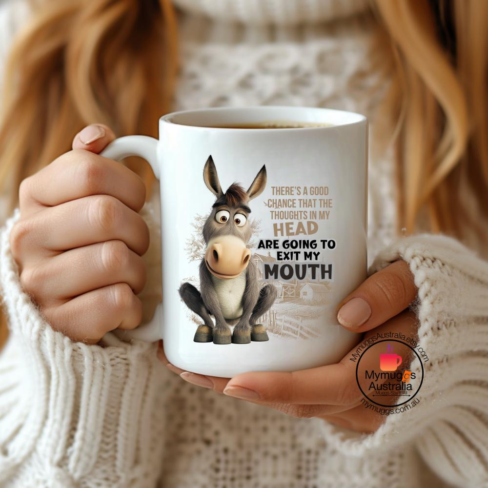 Funny Donkey Mug, Office Gift Mug,Funny Office Mug,coworker gift