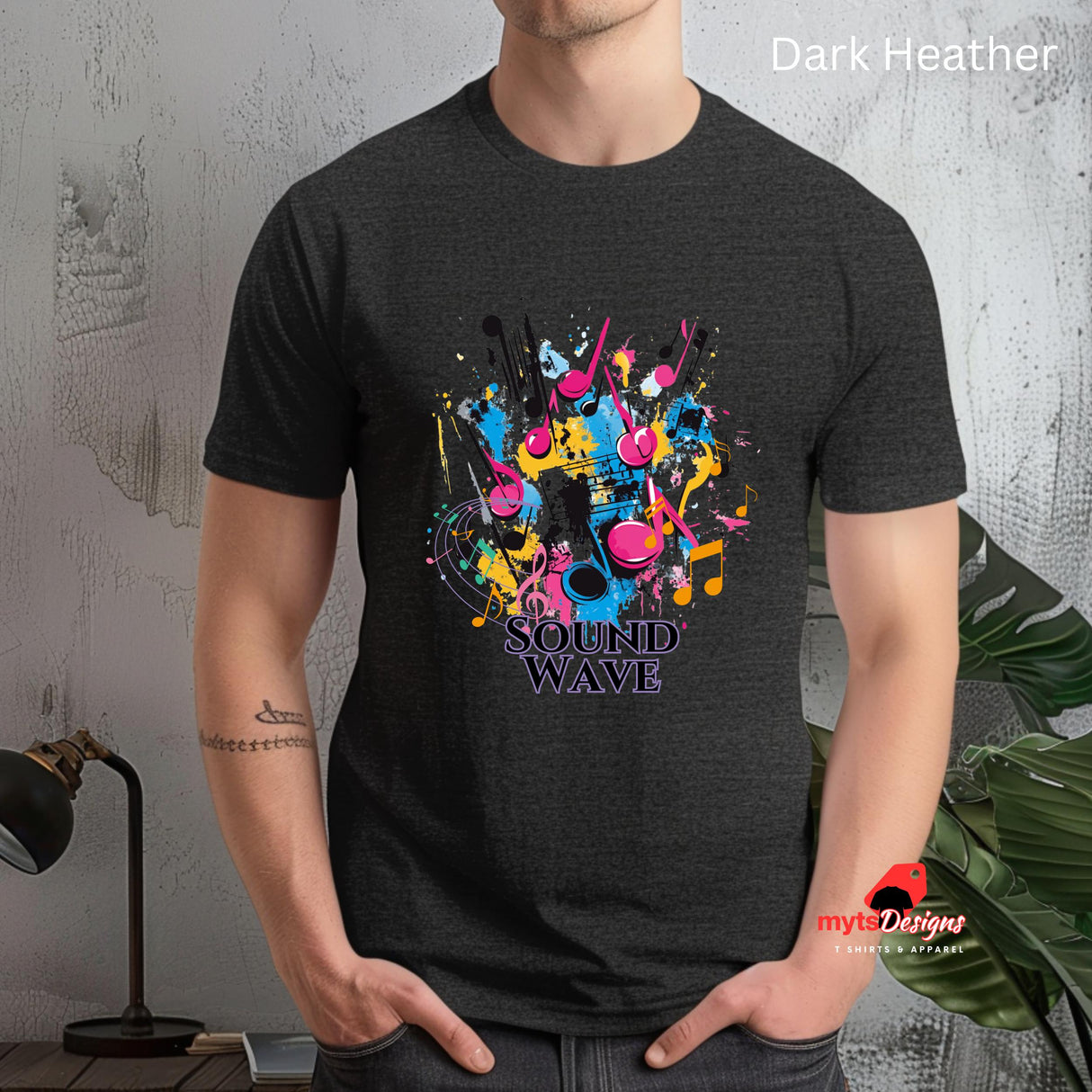 Sound Wave Pop Art T-Shirt | Music Lover Graphic Tee