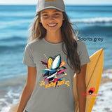 Rising Surf Summer T-Shirt - Vintage Ocean Wave Graphic Tee