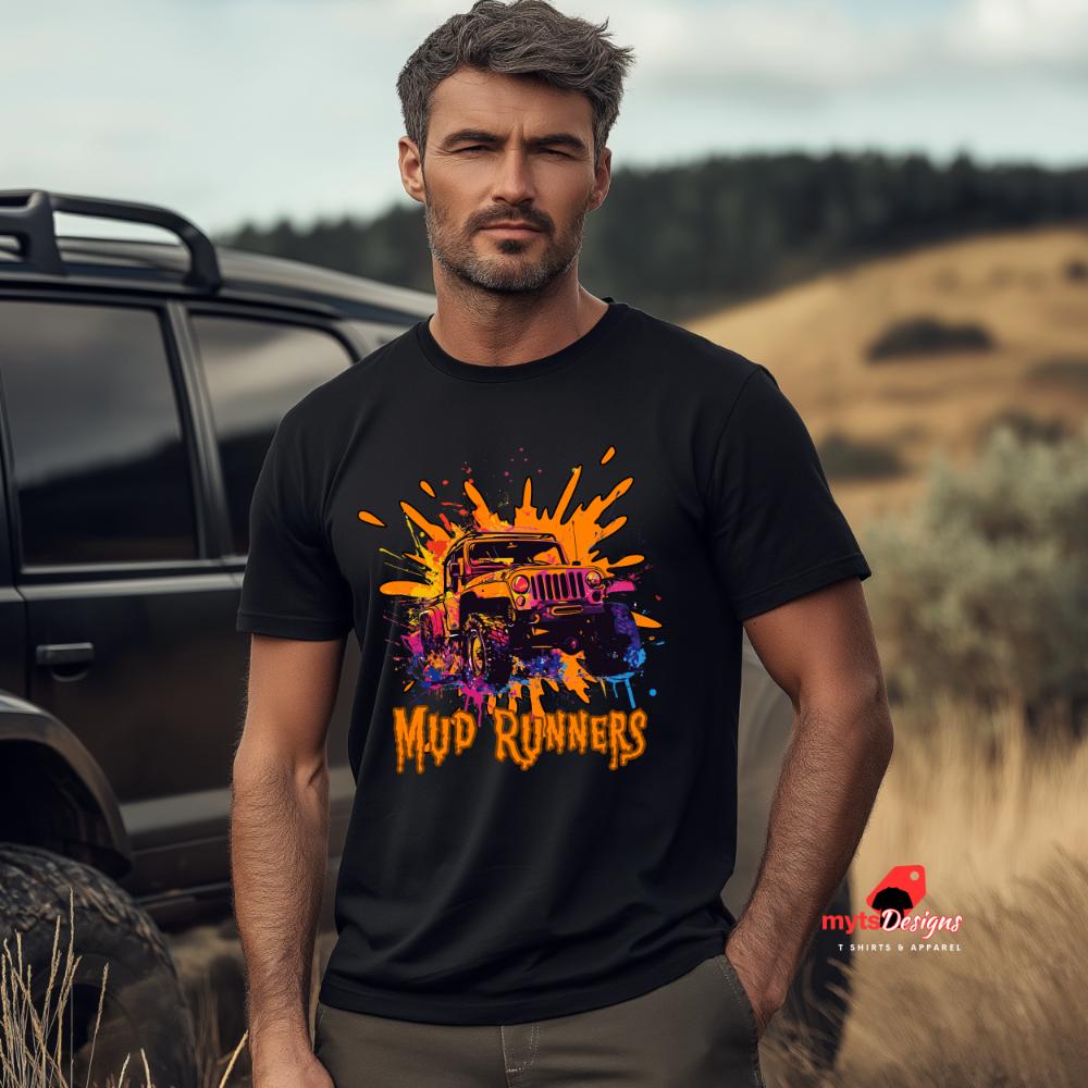 4x4 Adventure Shirt, Mud Runners T-shirt,Off-Road Enthusiast Gift,Dirt Track Racing Tee, Off-Roading , Outdoor Adventure Clothing"