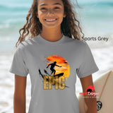 Epic Surf T-Shirt - Surfer Silhouette Design