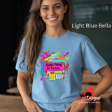 Pop Art Teacher Gift T-Shirt - Colorful School Tee