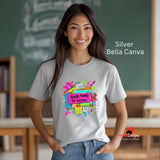 Pop Art Teacher Gift T-Shirt - Colorful School Tee