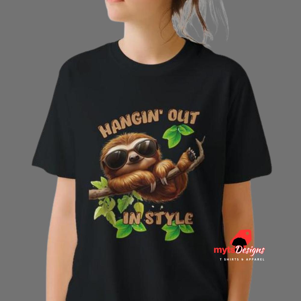Funny Lazy Sloth T-Shirt | Cute Sloth Graphic Tee | Unisex Casual Wear