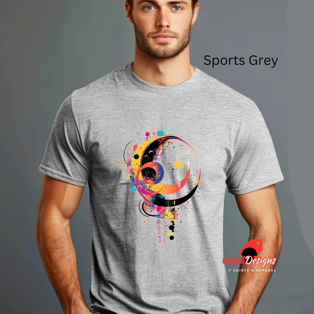 Geometric Space T-Shirt | Celestial Design for Sci-Fi Lovers