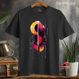 Geometric Celestial Space T-Shirt - Vivid Cosmic Design | Unisex