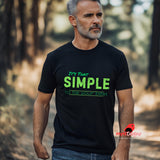 Motivational Unisex Crewneck T-Shirt - It's That Simple To Be Your Best