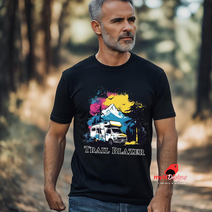 Camping T-shirt, Outdoor Adventure Holiday Tee, Hiking, Nature Lover Gift, Unisex Camping Shirt,