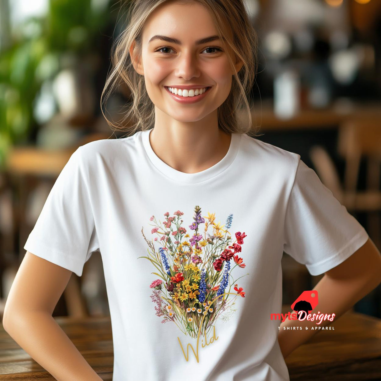 Wild Minimalist Wildflower T-Shirt - Eco Tee