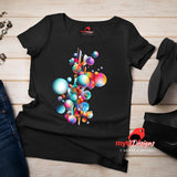 Vibrant Global Geometric Design T-Shirt