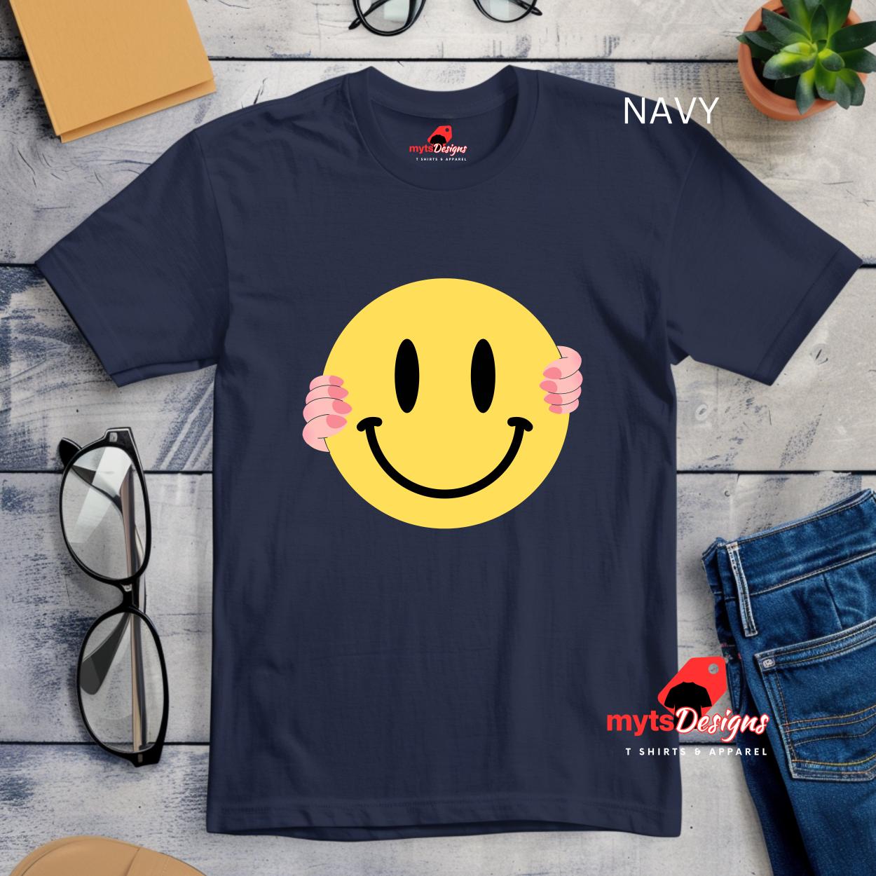 Happy Unisex T-Shirt – Smiley Face Design for All Ages