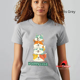 Girl wearing grey shirt