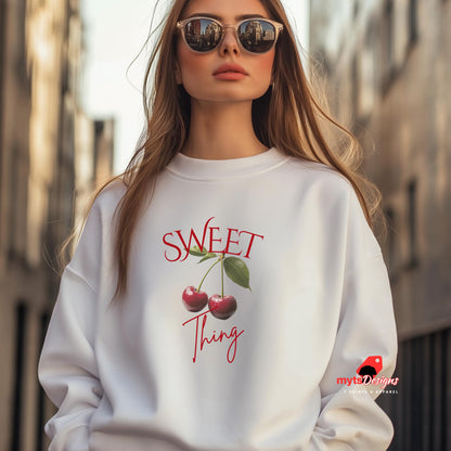 cherry sweatshirt