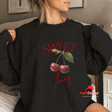 cherry sweatshirt