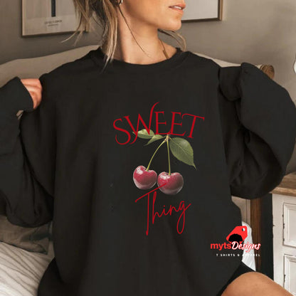 cherry sweatshirt