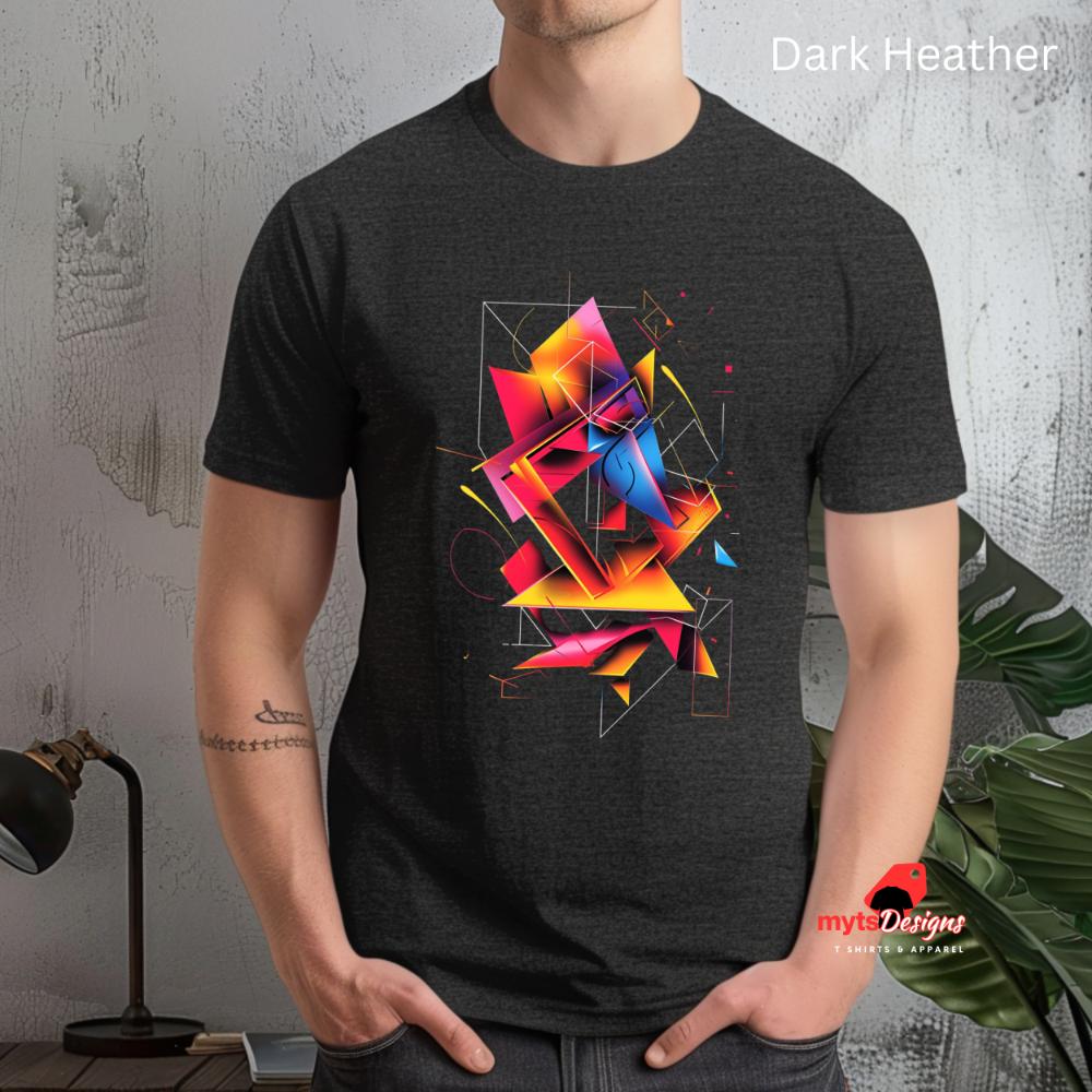 Geometric Design Unisex T-Shirt | Bold Abstract Art Graphic Tee